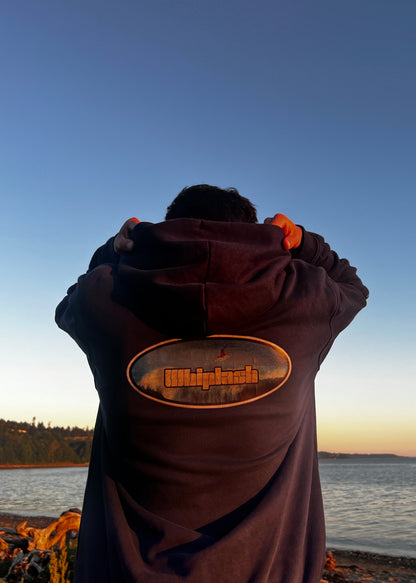 Navy Blue Quad-Hit Surf Hoodie
